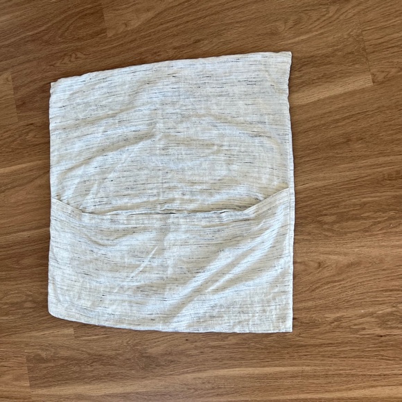 26in x 26 in - grey west elm pillowcase, shabby chic - Picture 2 of 4